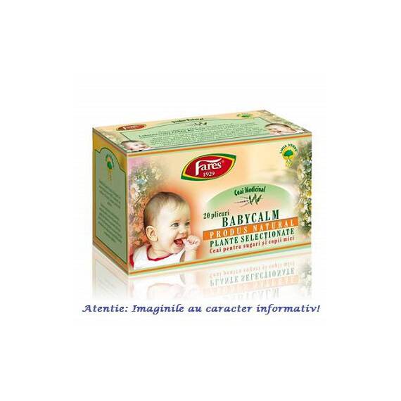 Ceai BabyCalm 20 plicuri Fares - - Roveli