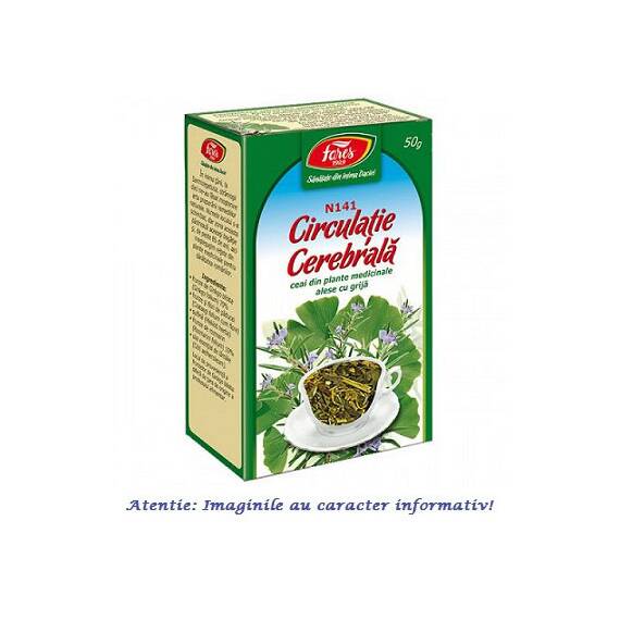 Ceai Circulatie Cerebrala 50 g Fares - - Roveli
