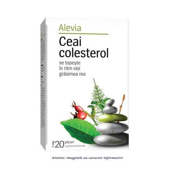 Ceai Colesterol 20 plicuri Alevia - - Roveli