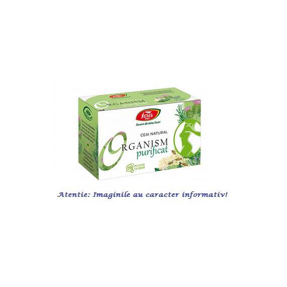 Ceai Organism Purificat 20 plicuri Fares - - Roveli