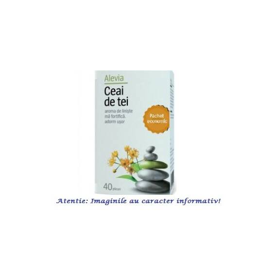 Ceai de Tei 40 plicuri Alevia - - Roveli