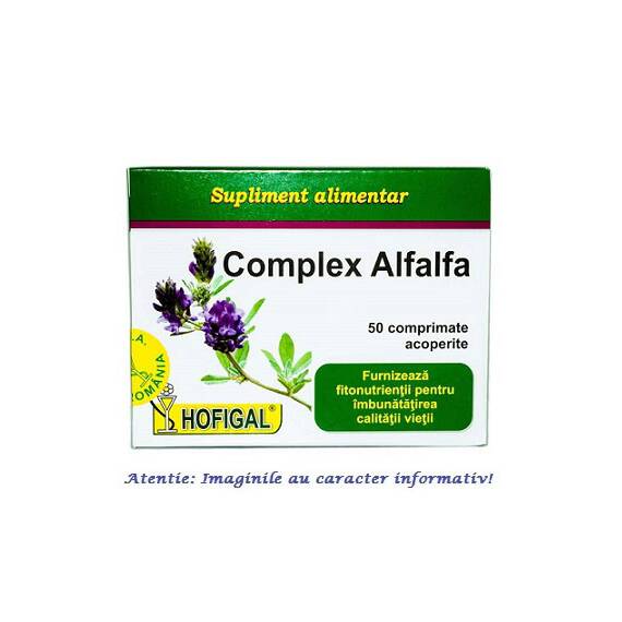 Complex Alfalfa 50 comprimate Hofigal - - Roveli