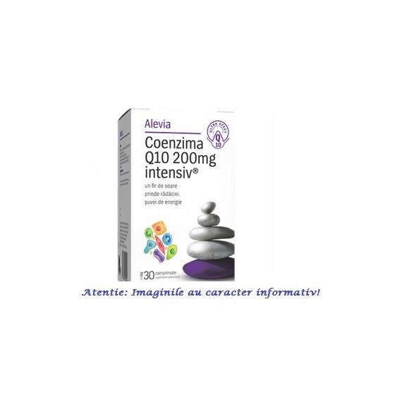 Coenzima Q10 Intensiv 200 mg 30 comprimate Alevia - - Roveli