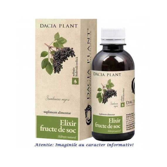 Elixir Fructe de Soc 200 ml Dacia Plant - - Roveli