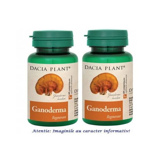 Ganoderma Pachet 2 cutii cu 60 comprimate  Dacia Plant - - Roveli