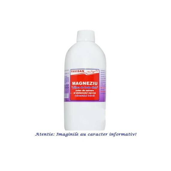 Magneziu Lichid 500 ml Favisan - - Roveli