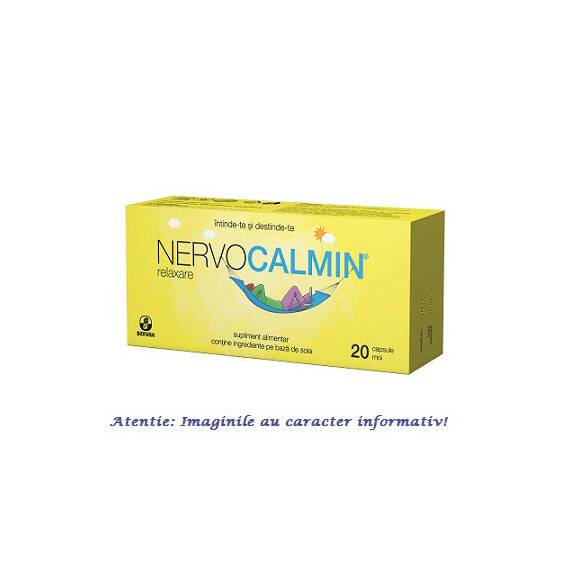 Nervocalmin Relaxare 20 capsule Biofarm - - Roveli