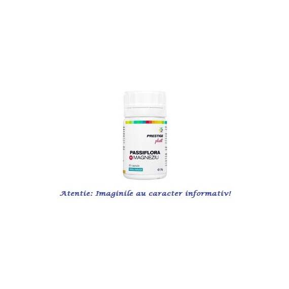 Passiflora cu Magneziu 60 capsule Prestige Plant - - Roveli