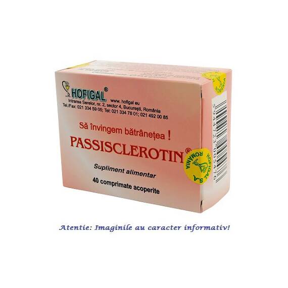 Passisclerotin 40 comprimate Hofigal - - Roveli
