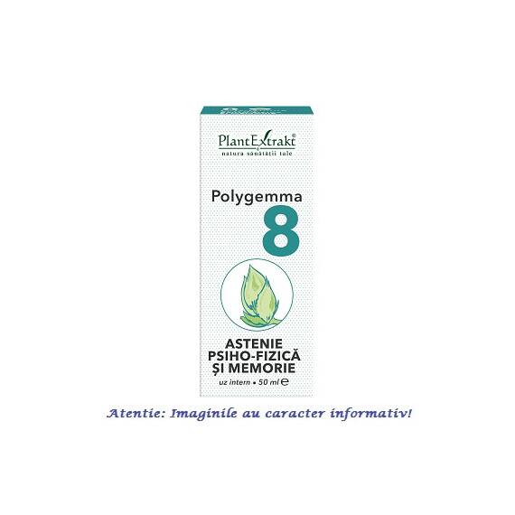 Polygemma 8 Astenie Psiho-Fizica si Memorie 50 ml PlantExtrakt - - Roveli