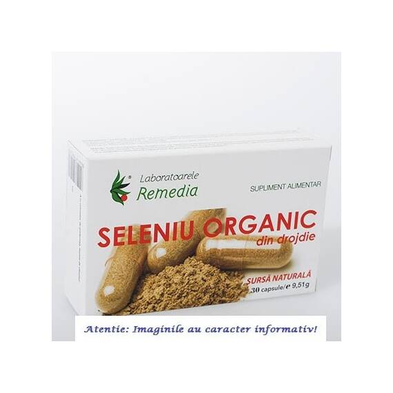 Seleniu Organic 30 capsule Laboratoarele Remedia - - Roveli