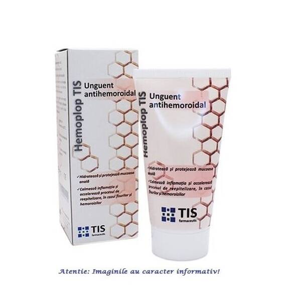 Unguent Antihemoroidal 50 ml Tis Farmaceutic - - Roveli