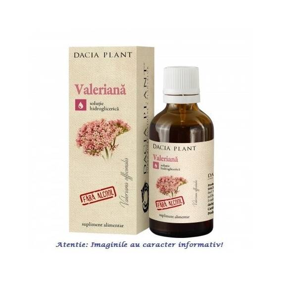 Valeriana Solutie Fara Alcool 50 ml Dacia Plant - - Roveli