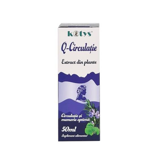 Q Circulatie Extract din Plante 50 ml Kotys - - Roveli