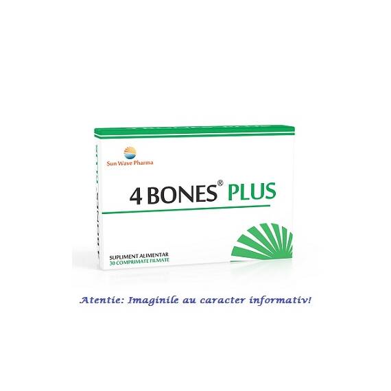4 Bones Plus 30 comprimate Sun Wave Pharma - - Roveli