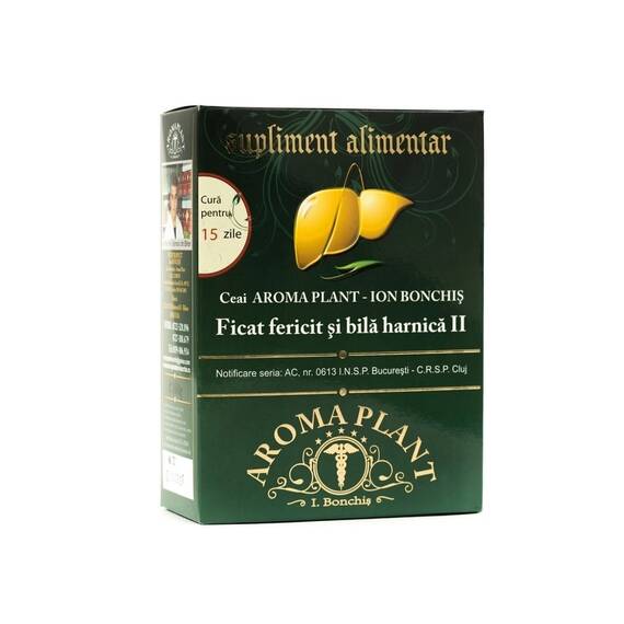 Ceai Ficat Fericit si Bila Harnica II 160 g Aroma Plant Bonchis - - Roveli