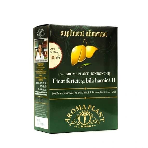 Ceai Ficat Fericit si Bila Harnica II 320 g Aroma Plant Bonchis - - Roveli