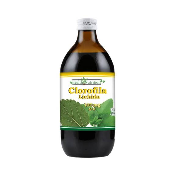 Clorofila Lichida 500 ml Health Nutrition - - Roveli