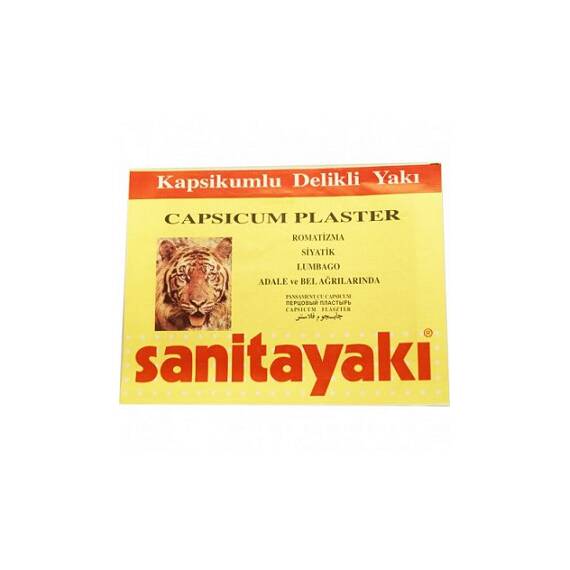 Plasture Antireumatic cu Ardei Iute 1 bucata Sanitayaki - - Roveli