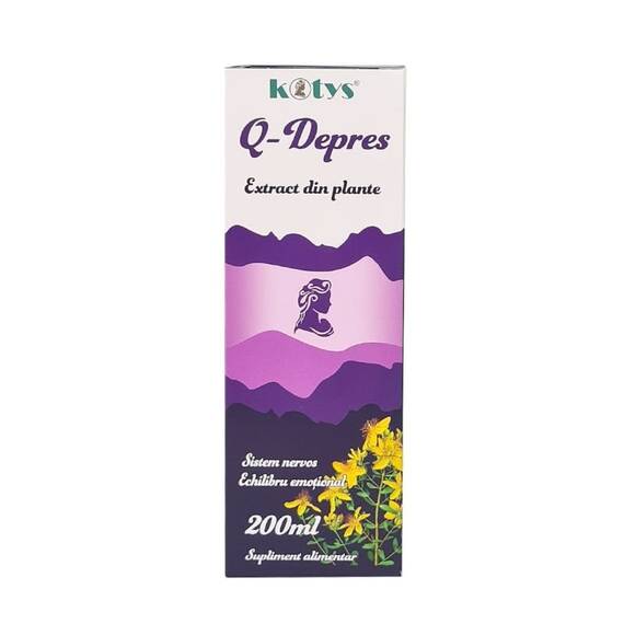 Q Depres Extract din Plante 200 ml Kotys - - Roveli