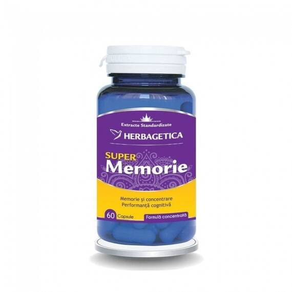 Super Memorie 60 capsule Herbagetica - - Roveli