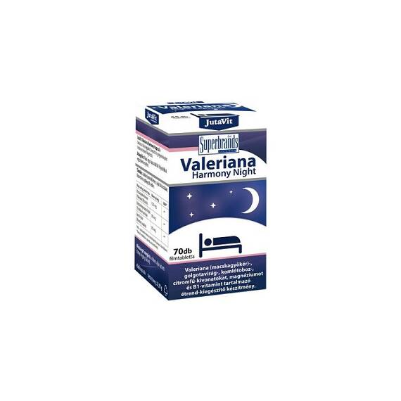 Valeriana Harmony pentru Noapte 70 tablete JutaVit - - Roveli
