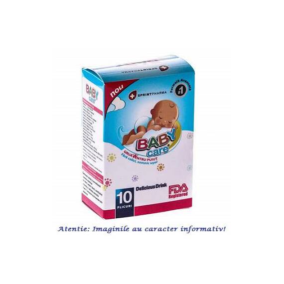 Baby Care Plicuri Anti-Colici 10 plicuri SprintPharma - - Roveli