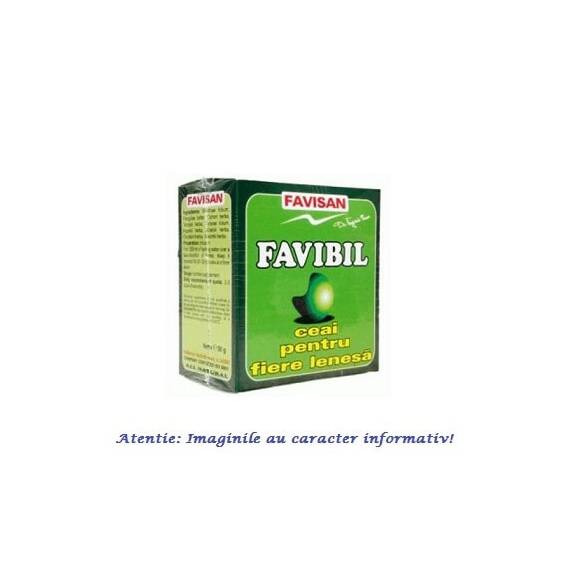 Ceai Favibil pentru Fiere Lenesa 50 g Favisan - - Roveli