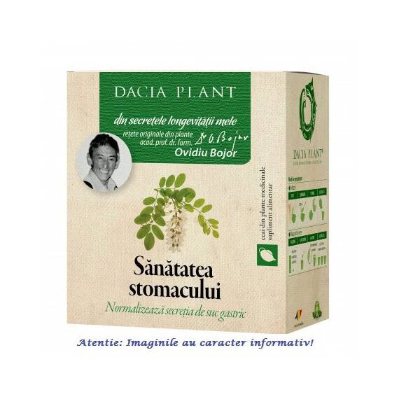 Ceai Sanatatea Stomacului 50 g Dacia Plant - - Roveli