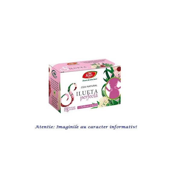 Ceai Silueta Perfecta 1 Purificare si Drenaj 20 plicuri Fares - - Roveli