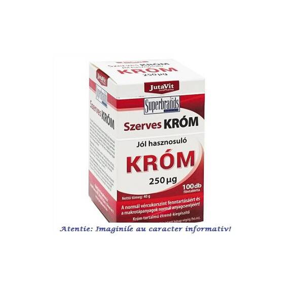 Crom 250 µg 100 tablete JutaVit - - Roveli