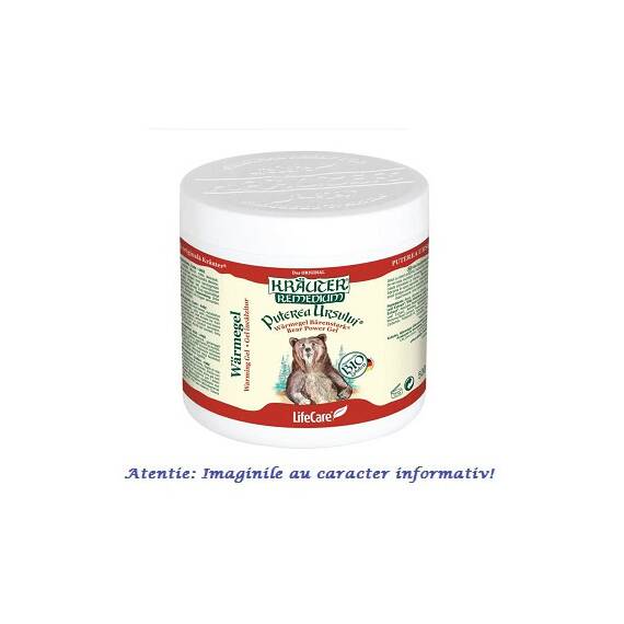 Gel Antireumatic Incalzitor Puterea Ursului 500 ml Krauter - - Roveli