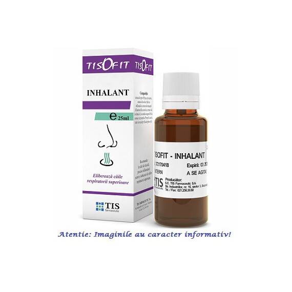 Inhalant Tisofit 25 ml Tis Farmaceutic - - Roveli