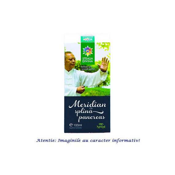 Meridian Splina Pancreas Tinctura 100 ml Steaua Divina - - Roveli