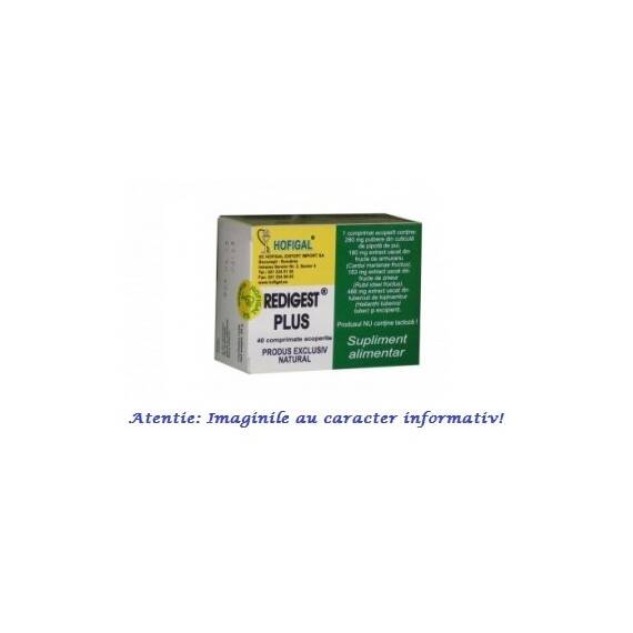 Redigest Plus 40 comprimate Hofigal - - Roveli