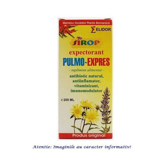 Sirop Expectorant Pulmo-Expres 200 ml Elidor - - Roveli