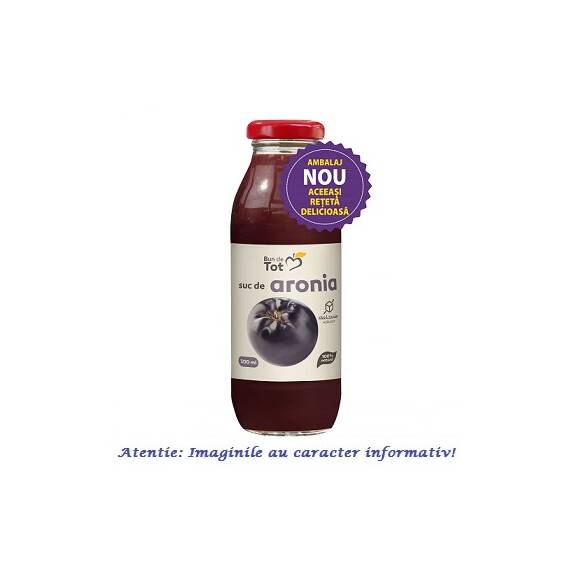 Suc de Aronia Fara Zahar 300 ml Dacia Plant - - Roveli