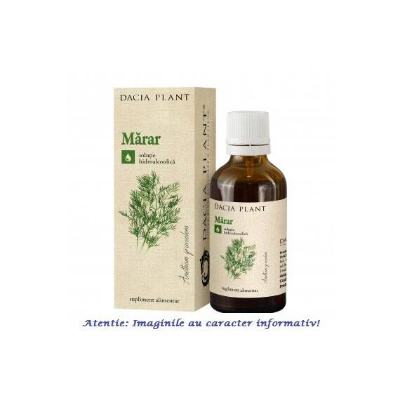 Tinctura de Marar 50 ml Dacia Plant - - Roveli