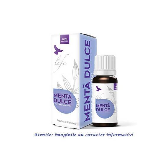 Ulei Esential Integral de Menta Dulce 10 ml Bionovativ Life - - Roveli
