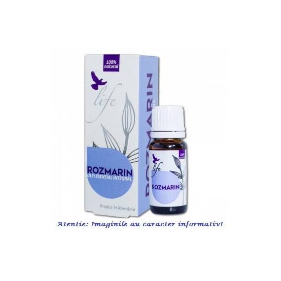 Ulei Esential Integral de Rozmarin 10 ml Bionovativ Life - - Roveli