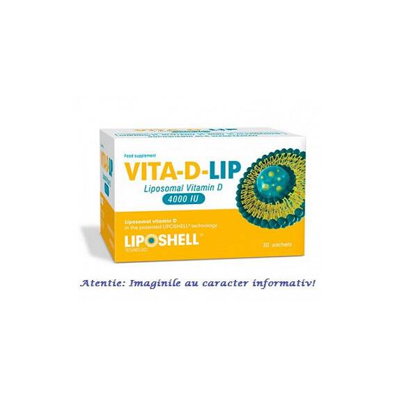 Vitamina D Lipozomala 4000 UI 30 plicuri Liposhell - - Roveli