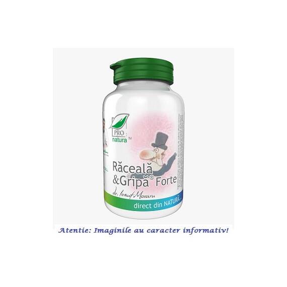 Raceala & Gripa Forte 60 capsule Pro Natura - - Roveli
