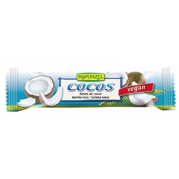Baton de cocos bio 40g Rapunzel - - Roveli