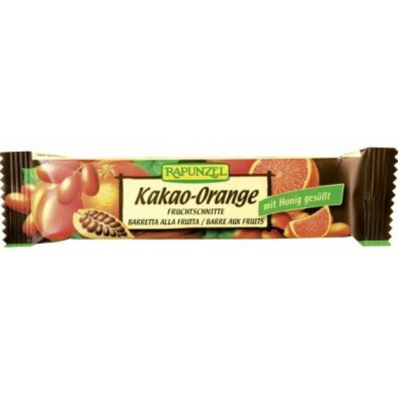 Baton de Fructe cu Cacao si Portocale Bio 40g Rapunzel - - Roveli