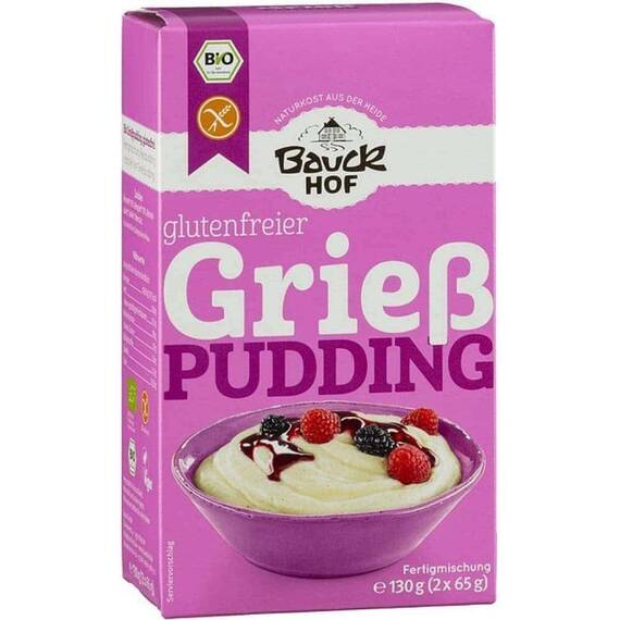 Budinca de gris FARA GLUTEN 130g BauckHof - - Roveli