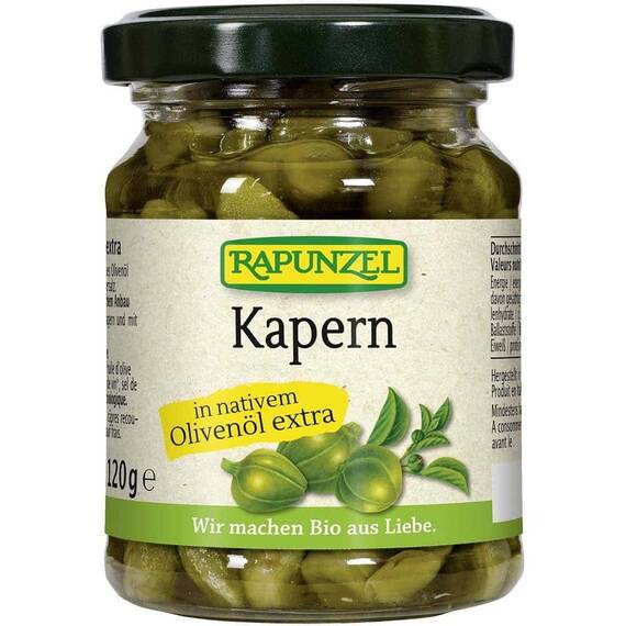 Capere bio in ulei de masline 120g Rapunzel - - Roveli