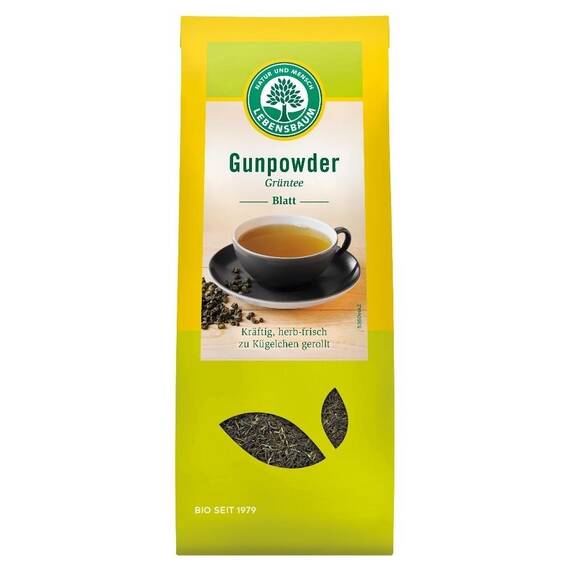 Ceai verde Gunpowder China 100g Lebensbaum - - Roveli