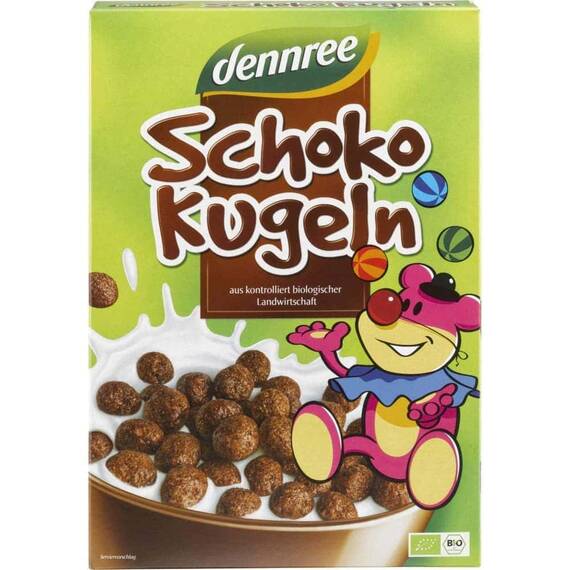 Cereale Bilute cu ciocolata  250g Dennree - - Roveli