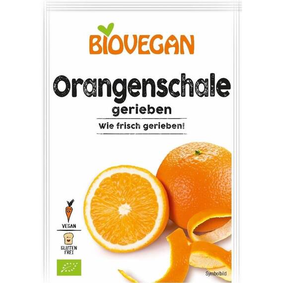 Coaja de portocala rasa bio 9g Biovegan - - Roveli