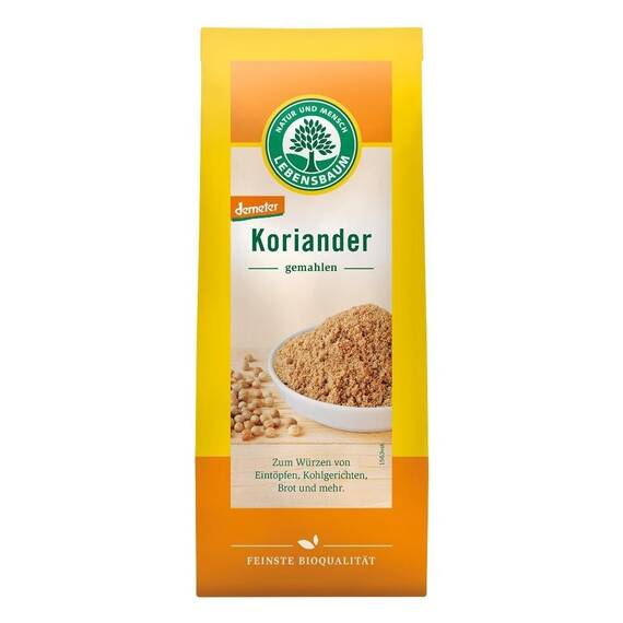 Coriandru macinat Demeter ecologic 40g Lebensbaum - - Roveli